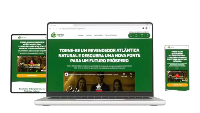 Tema pronto de recrutador multinível, exemplo 1