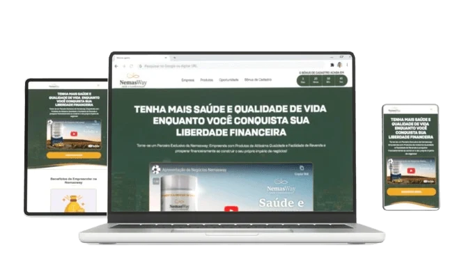 Tema pronto de recrutador multinível, exemplo 5